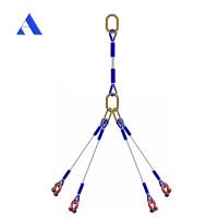 Buy cheap DNV 2.7-1 Standard Steel Wire Rope Sling 5 Legs Lifting Eye Type Reversed Eye product