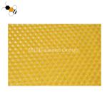 Yellow Color OEM Beeswax Foundation Sheets With Hexagonal Cells