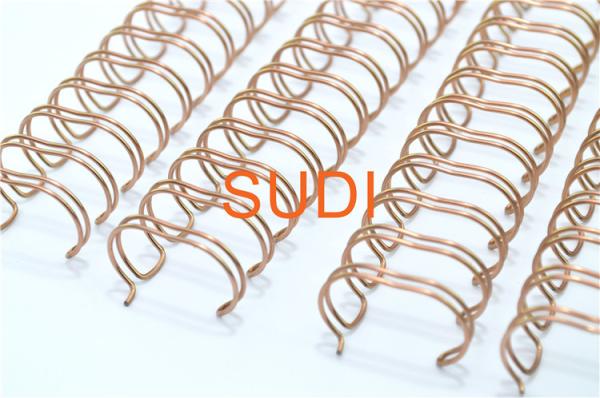 Buy cheap Bronze Metal 12.7mm 9/16" Wire Spiral Binding Coils from wholesalers