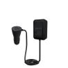 Buy cheap 52W Black Fast Charging USB Car Charger Triple Ports 1 USB A 2 USB C Car Power Adapter from wholesalers