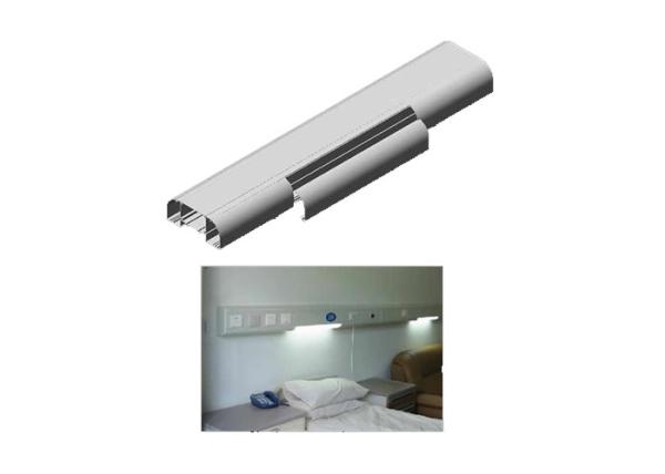 Buy cheap Wall Mounted Horizontal Hospital Bed Head Panel With Lighting For ICU Medical from wholesalers