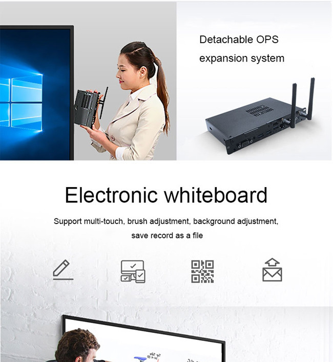 110 In Interactive Digital Blackboard 32768×32768 Touch Screen Whiteboard