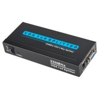 Buy cheap 5V 1A 60Hz 250MHz 1x4 VGA Signal Splitter product
