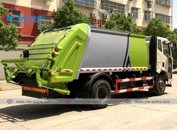 Buy cheap FAW brand 4*2 14m3 Rear Loader Compressed Garbage Truck from wholesalers