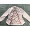 Buy cheap Menswear Zip PU Leather Coat Pink Polyester Nylon Bomber Jacket With Rib Detail TW69113 from wholesalers