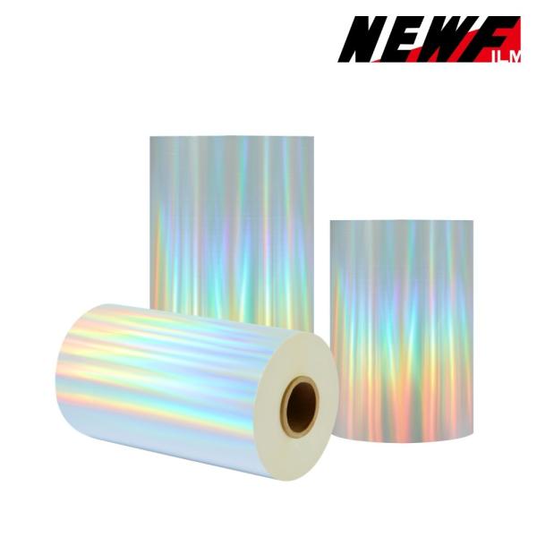 Buy cheap 21mic Holographic Dazzling Thermal Lamination Film For Packaging Decoration from wholesalers