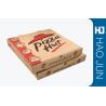 Buy cheap Brown Kraft Cardboard Food Boxes Plat Packed With 2mm Thickness Efluting Paper from wholesalers