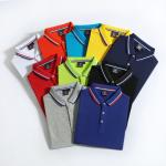 Men′s Vintage Plain Polo Shirts Cotton Short Sleeves Polo T-Shirts