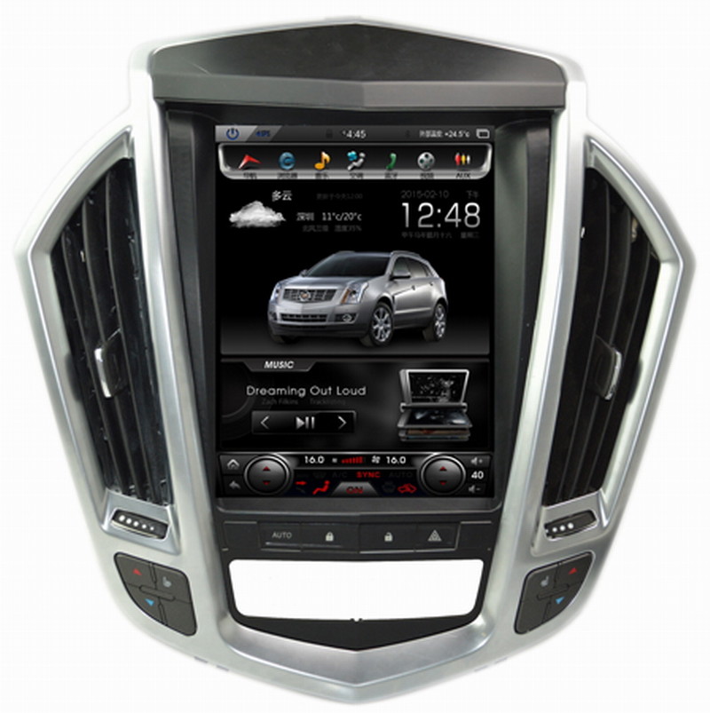 Ouchuangbo GPS navigation audio radio android 8.1 for Cadillac old CTS 2007-2012 wifi radio USB bluetooth BDDR3 4GB