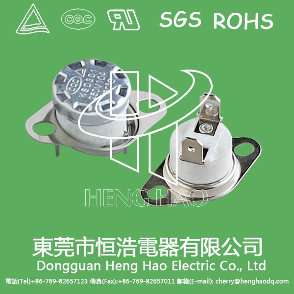 Buy cheap KSD301 temperature control switch for car heating pad from wholesalers