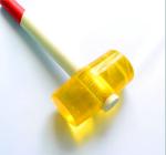 Transparent Rubber Mallet/Rubber hammer with colored wooden handle RHA-3
