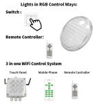 Waterproof IP68 LED PAR56 Pool Light Bulbs 12V Glass Material