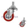 Buy cheap Custom Light Duty Casters 50mm 44Lbs PVC Red Wheel Casters from wholesalers