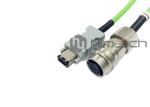 Green Servo Motor Cable Bend Resistant Low Voltage Industrial Cable PUR Jacket