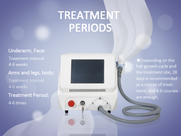 Portable 808nm Diode Laser Hair Removal Machine For Home hair removing laser machine lady hair removal machine