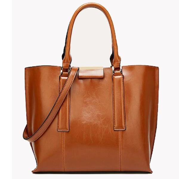 Buy cheap Versatile Retro Oil Wax Skin One Shoulder Womens Tote Bags from wholesalers
