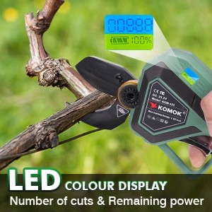 32mm Pruner Cordless Tree Branch Pruner Battery Powered Garden Electric Pruning Shears