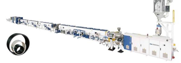 Buy cheap Energy-Saving and High Speed Extrusion line for HDPE water pipe/gas pipe from wholesalers