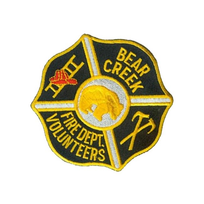 ODM Sew On Alamogordo Fire Department Patches Heat Cut Border