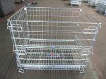 High Visibility Industrial Wire Container Electrozinc Plated Finish
