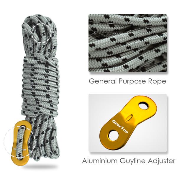 Buy cheap MulitiFunction Windproof Nylon Cord 5m Camping Guy Ropes from wholesalers