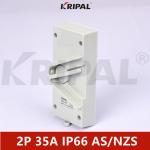 IP66 2Pole Waterproof Outdoor Isolator Switch Australian standard