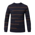 Pure Cashmere Men's Winter Knit Pullover Sweaters Business Style OEM Service