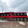 Buy cheap 3 Axle 20ft Shipping Container Flatbed Semi Truck Flatbed Semi Trailer With Bolster from wholesalers