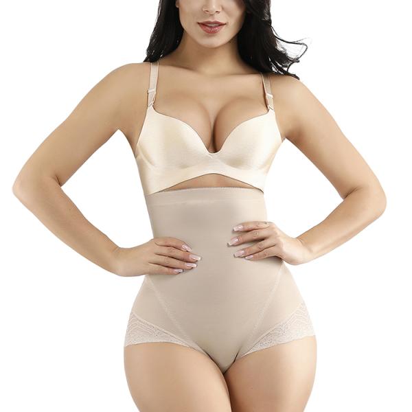 Plus Size TUMMY CONTROL LACE Women Butt Lifter Shapewear with Nonwoven Weaving Method