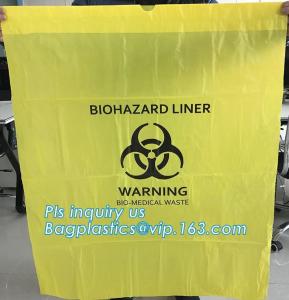 Wholesale Commercial grade plastic biohazard waste bags medical waste bag, OEM Red Isolation Infectious Waste Bag Biohazard Bags o from china suppliers