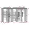 Buy cheap Temperature Detection SUS 304 Face Recognition Turnstile from wholesalers