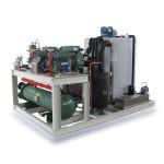 8000KG/24H Automatic Ice Storage System Flake Ice Making Machines Commercial