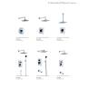 Buy cheap Wall Mount Trim Brass Bath Shower Faucet, Concealed Valves,Diverter 2/3 Way Shower Mixer Valves,Concealed Shower Sets. from wholesalers
