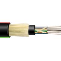 Buy cheap ADSS Single Mode Fiber Optic Cable , 150 Meter Aerial 48 Core Fiber Optic Cable product
