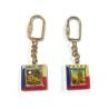 Buy cheap Rotating Doming Decal Metal 3d Zinc Alloy Keychain Customized Prague Souvenir from wholesalers