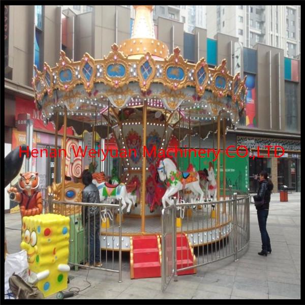 Quality More than 10 years experience in fashion style luxury carousel 8 seats carousel horses for sale