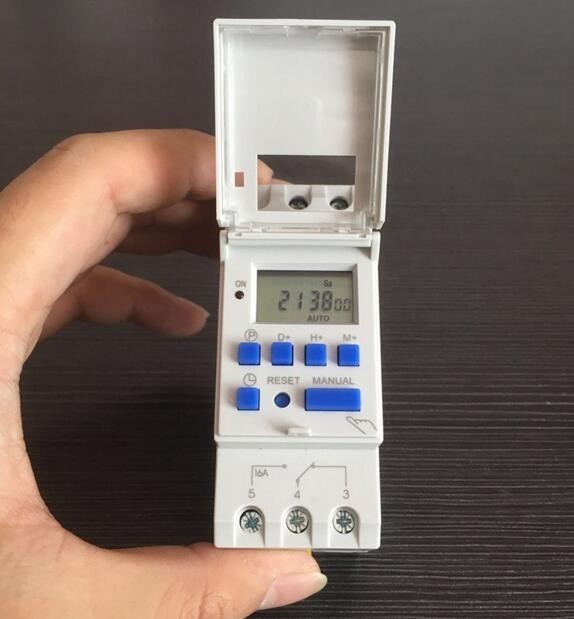 High quality DHC15 Weekly Programmable Digital Electronic Timer AHC15T 50Hz 24 Hour Digital Time Switch Din Rail Timer Switch
