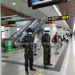 Infrared Police Safety Bluetooth Smart Temperature Measuring Helmet