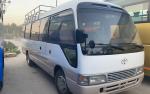 Used Diesel 30 Seater Toyota Coaster Bus Good Condition LHD 7.00R16 Tire G.V.W