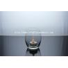 Buy cheap Round shape clear glass candle holder from wholesalers