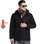 Outdoor Electric Heated Jacket Waterproof Winter Sport Three In One Men Ski