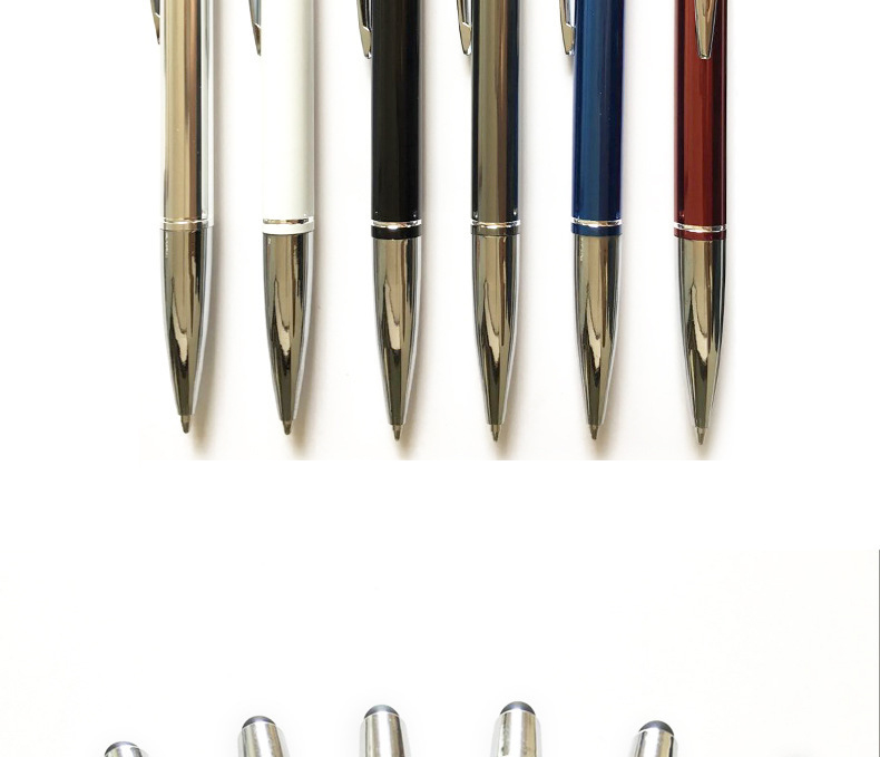 Logo Customization Options Metal Smartphone Screen Touch Stylus Ball Pen for Promotion
