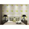 Buy cheap Japanese Style Durable Asian Inspired Wallpaper With Green Embossed Bloom from wholesalers