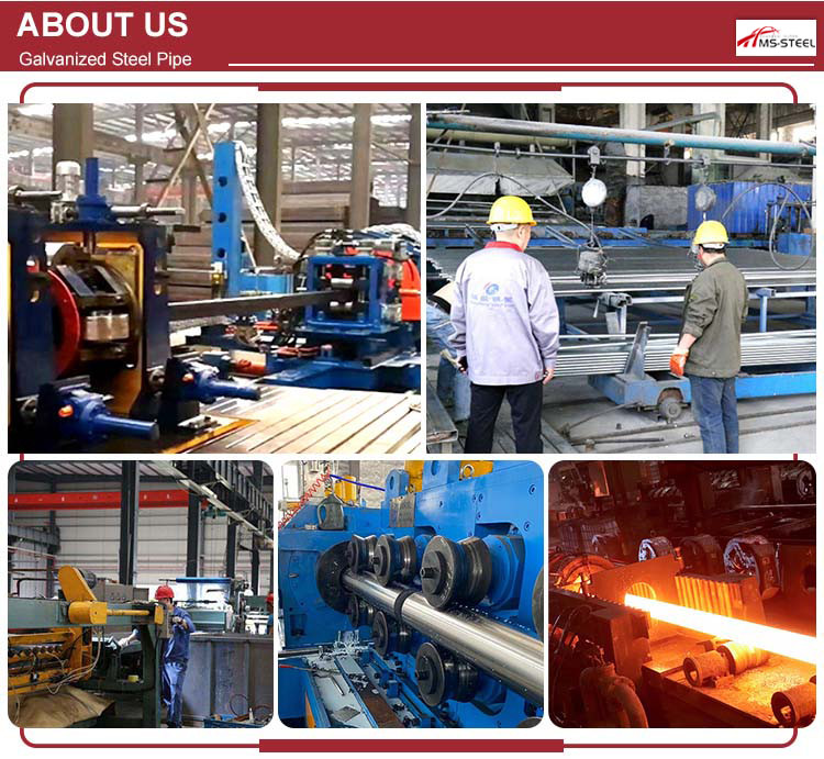 Dn50 Hot Dipped Galvanized Round Steel Pipe Tube Gi Pipe Seamless Scaffolding Tube