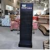 Buy cheap Factory custom color size metal black store display shelves from wholesalers