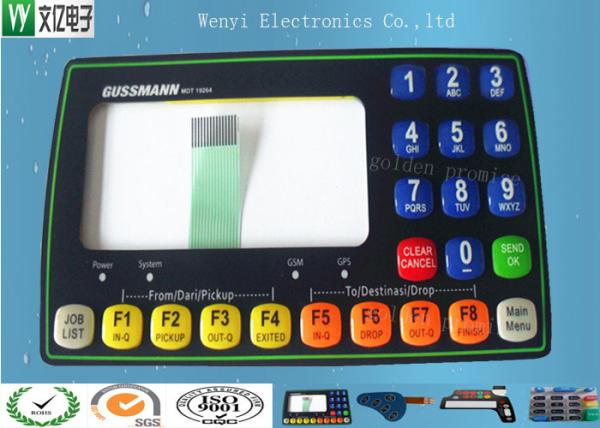 Buy cheap 0.2mm PET Waterproof Membrane Switch from wholesalers