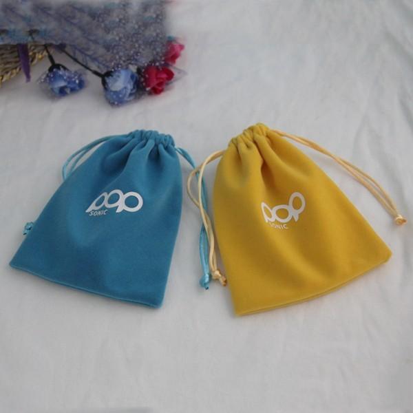 Buy cheap Colorful Custom Printed Logo 10x15cm Velvet Gift Pouches from wholesalers