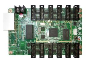 Wholesale LED Controller RV908H Full Color 1280x1024dots Receiving Card with 12PCS HUB75 Port from china suppliers