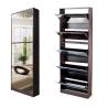 Buy cheap Full Length 27pcs Panels 170cm Mirrored Shoe Cabinet from wholesalers