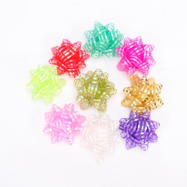 Buy cheap Organza Pull Star Ribbon Bows 3 Inch Smooth Wide Christmas Ribbon from wholesalers